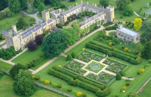 Arial view of Sudeley Castle